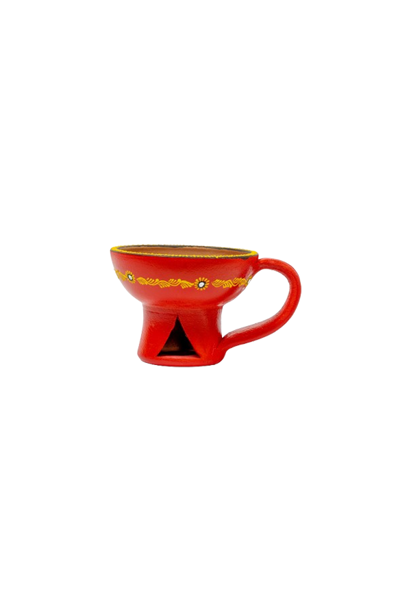 Handcrafted incense holders with lid shown on white background, ideal for pooja room use and gifting spiritual decor.