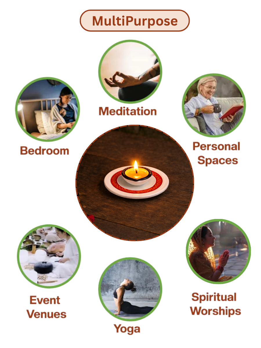 The pack of these diya not only used for pooja purpose apart from that it can be use in many ways in your day to day routine.