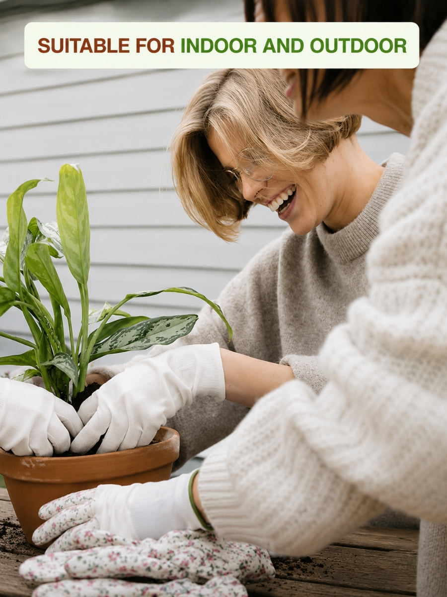 Women enjoying gardening with a flower pot, showing terracotta pots in use. Ideal as an indoor planter or garden pots clay for home and outdoor spaces.