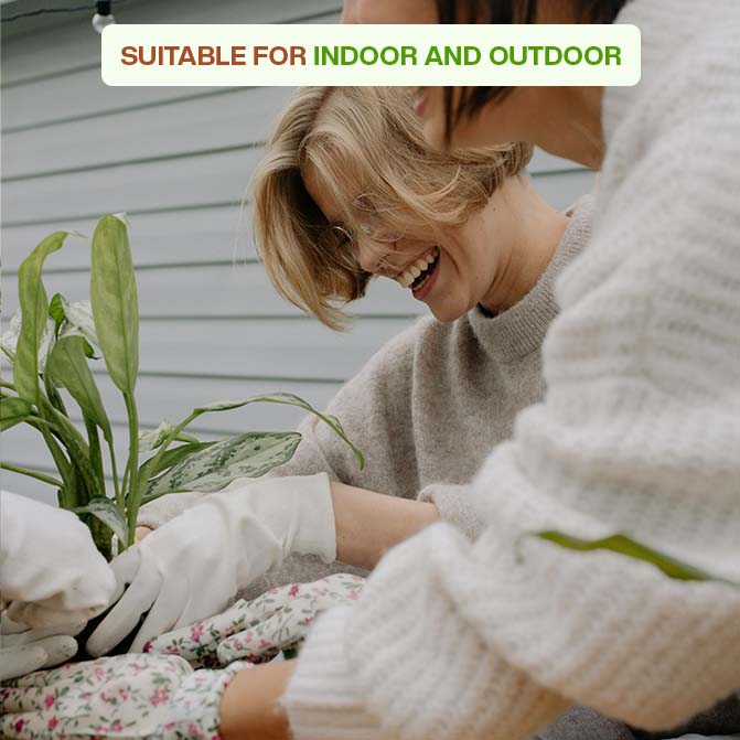 Women enjoying gardening with a flower pot, showing terracotta pots in use. Ideal as an indoor planter or garden pots clay for home and outdoor spaces.