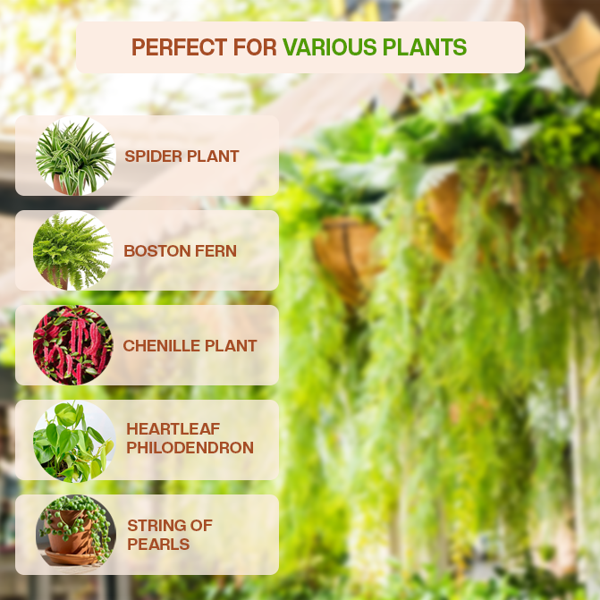 Handmade terracotta Cone shape hanging planter pot with side drainage holes.