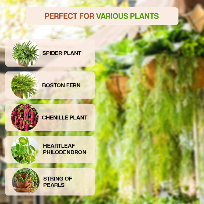 Handmade terracotta Cone shape hanging planter pot with side drainage holes.