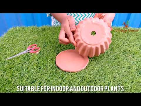 Terracotta Flower pot unboxing and planting