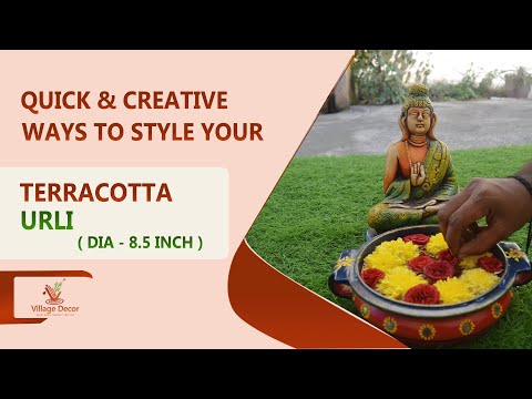 Different ways of using handmade Terracota Urli