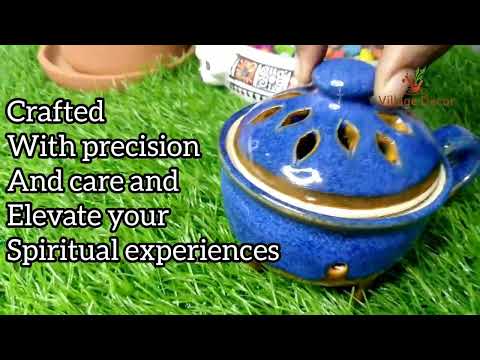 ceramic incense holder lifestyle video