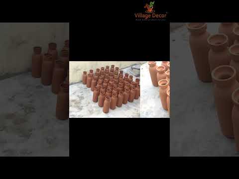 Terracotta Clay Water Bottle 5 levels of quality check process.
