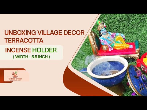 Unboxing Villlage Decor ceramic Incense Holder| Dhoop Dani