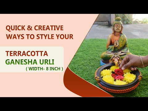 Different Ways Of Using Terracotta Ganesha Urli