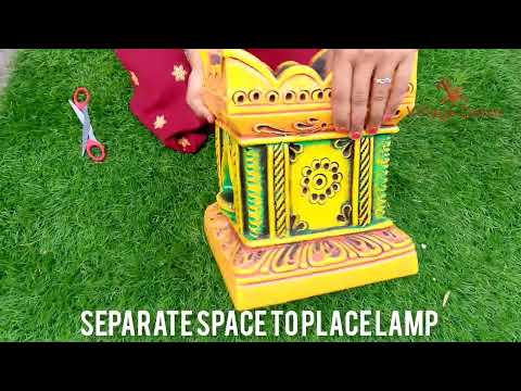 Unboxing Village Decor Terracotta Tulsi Pot.