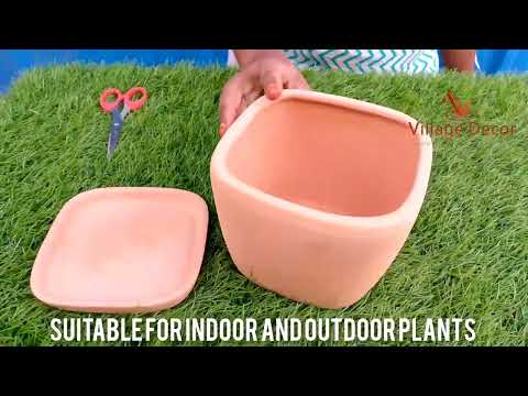 Terracotta Flower pot unboxing and planting