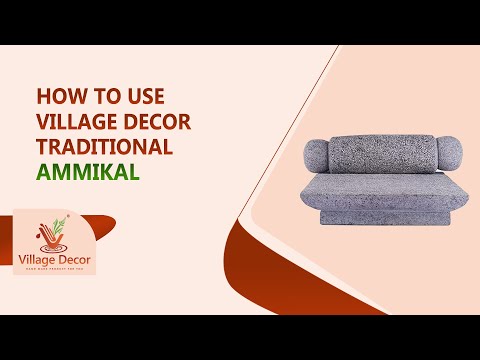 Proper way to use village decor handmade silbatta.