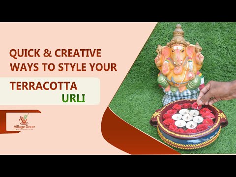Different ways of using handmade Terracota Urli