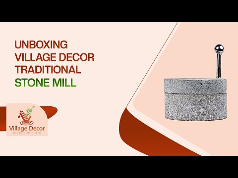 Unboxing Traditional Handmade Atta Chakki|Stonemill.