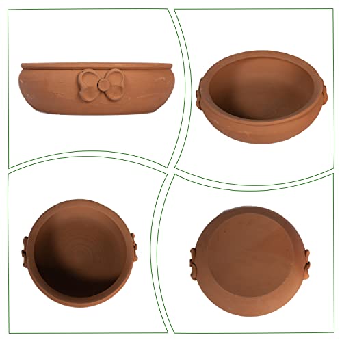 Terracotta Decorative Flower Pot Urli -8 inch