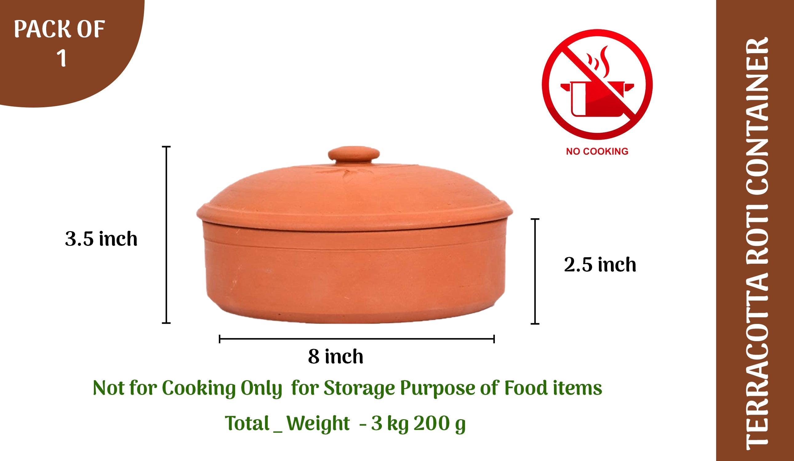 Terracotta Serving container