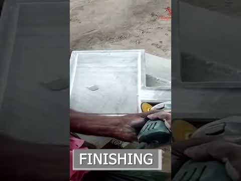 Handmade traditional silbatta making process.