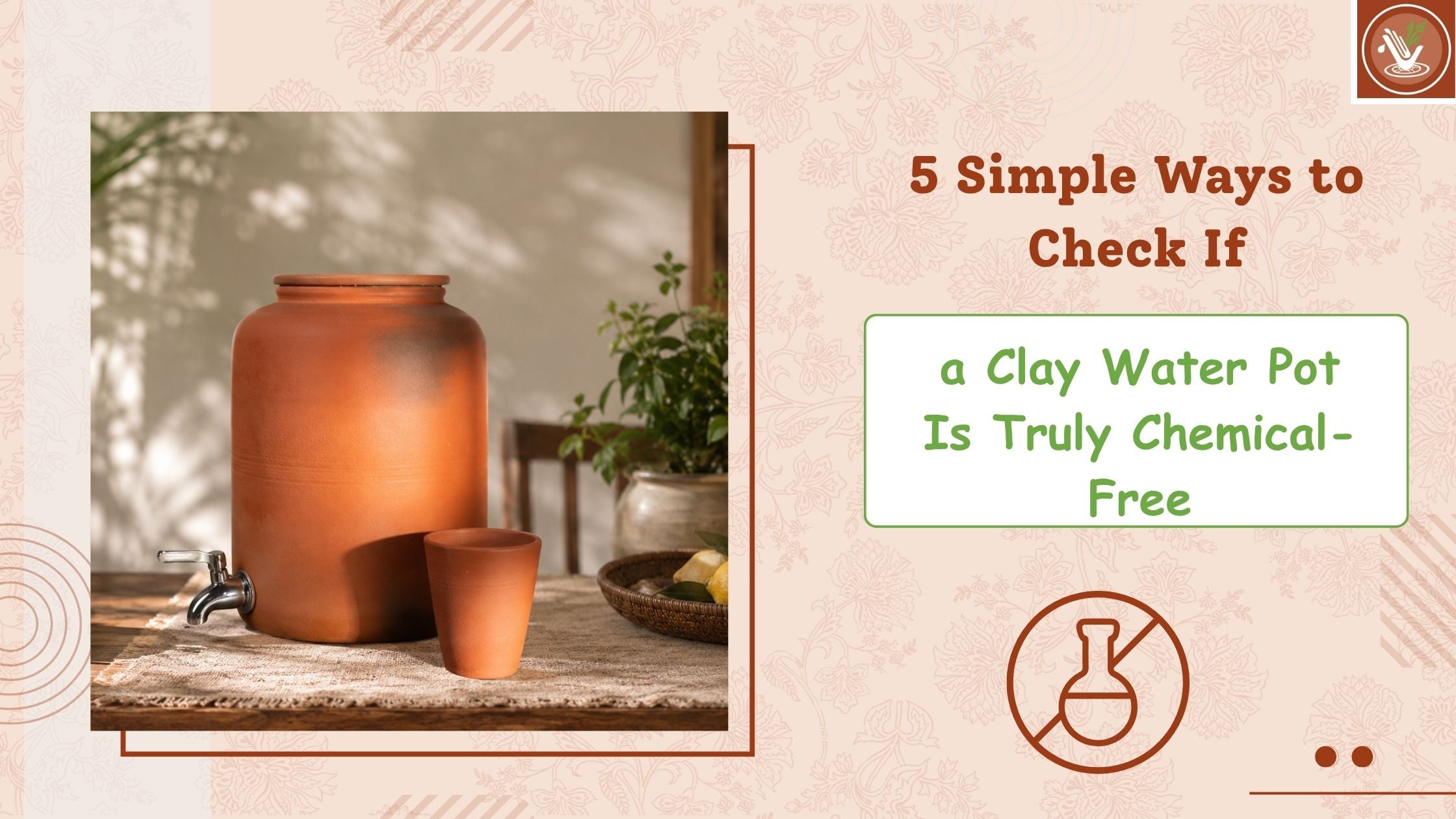 How to identify chemical free clay pots