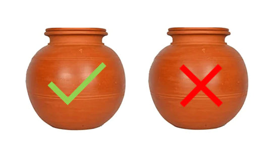 Do’s and Don’ts with clay / terracotta water pot, water jug, water bottle