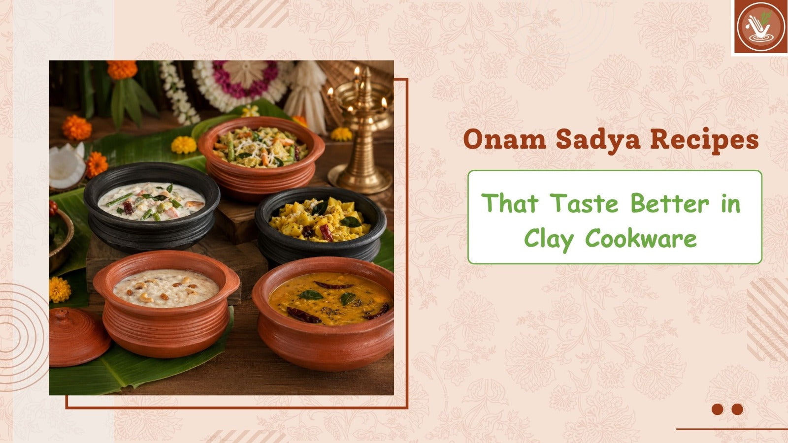 Onam Sadya Recipes In Clay Cookware