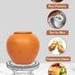 Earthen Clay Water Pot with Lid (Pre-seasoned) 6000 ml