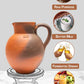 Terracotta  Water jug -2000 ml (Pre-seasoned)