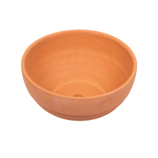 Terracotta  Bowl Planter Container - 6.5 inch (Dia)