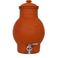 Earthen Clay Water Pot with Lid &tap (Pre-seasoned) -4000ml