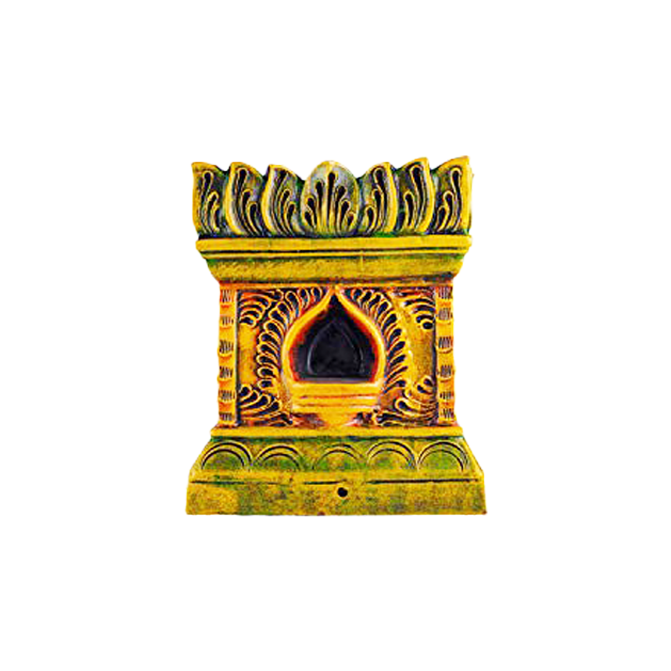 Terracotta  Brindavan Tulsi Pot Multi Color (B * H - 10 * 13 inch)