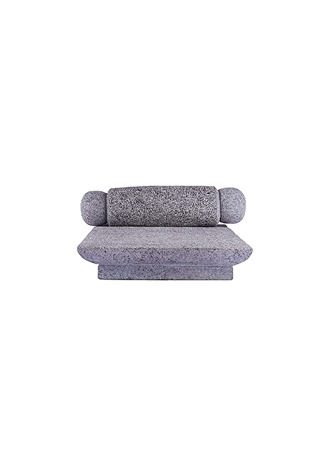 Granite Polished Sil Batta | Ammikallu | Mortar and Pestle  (L * B - 13.5 * 8.5 inch)