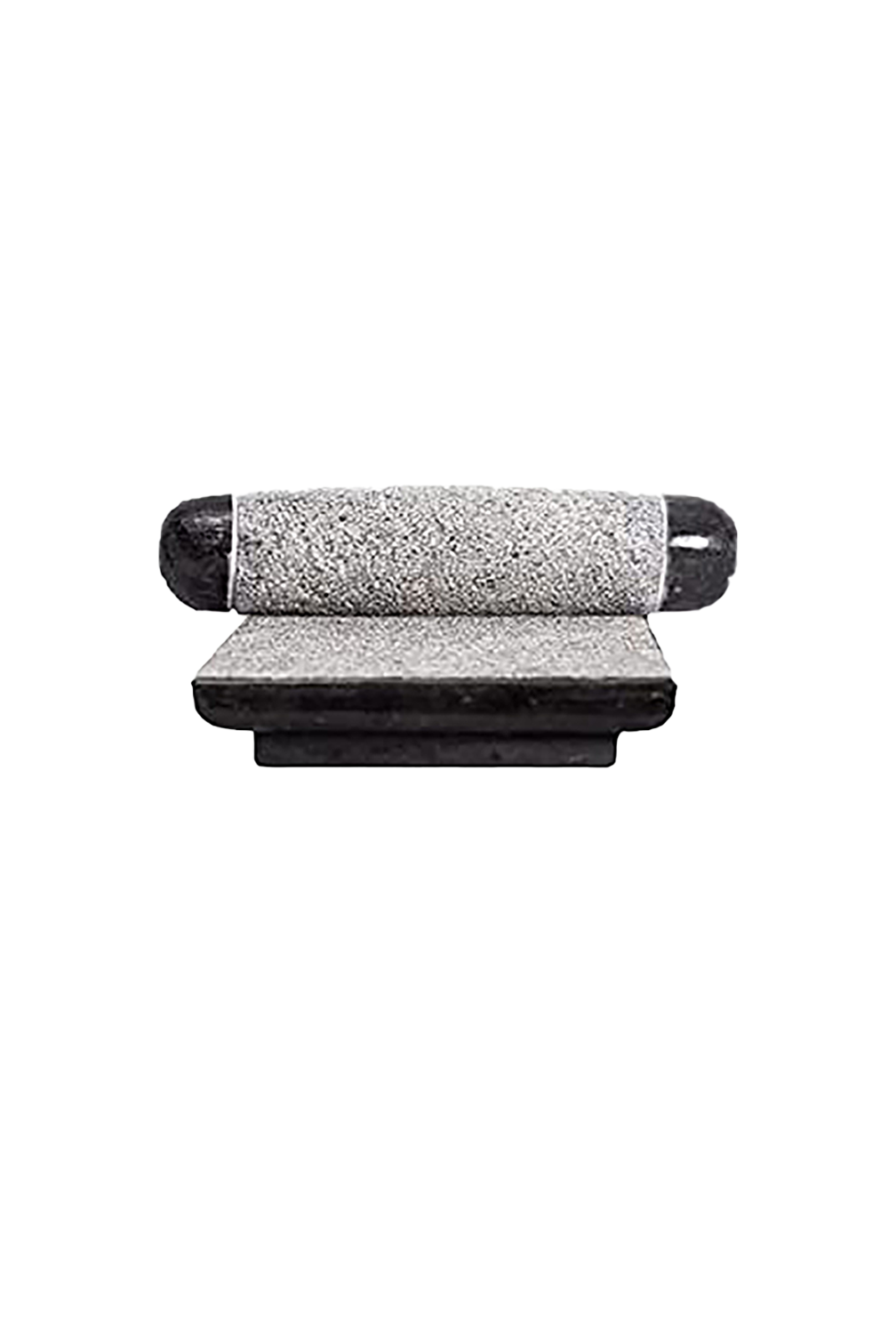 Granite Polished Sil Batta | Ammikallu | Mortar and Pestle (L * B - 15 inch * 10 inch)