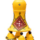 Terracotta Hanging Yellow  Bell - 24 inch