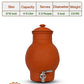 Earthen Clay Water Pot with Lid &tap (Pre-seasoned) -4000ml