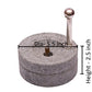 Black Stone carved Stone Mill / Grinder (Dia - 5.5 inch)
