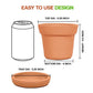 Terracotta Money Plant Container (5 inch 1 Qty)