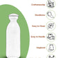 Terracotta water bottle with lid (Pre-seasoned) 1000 ML