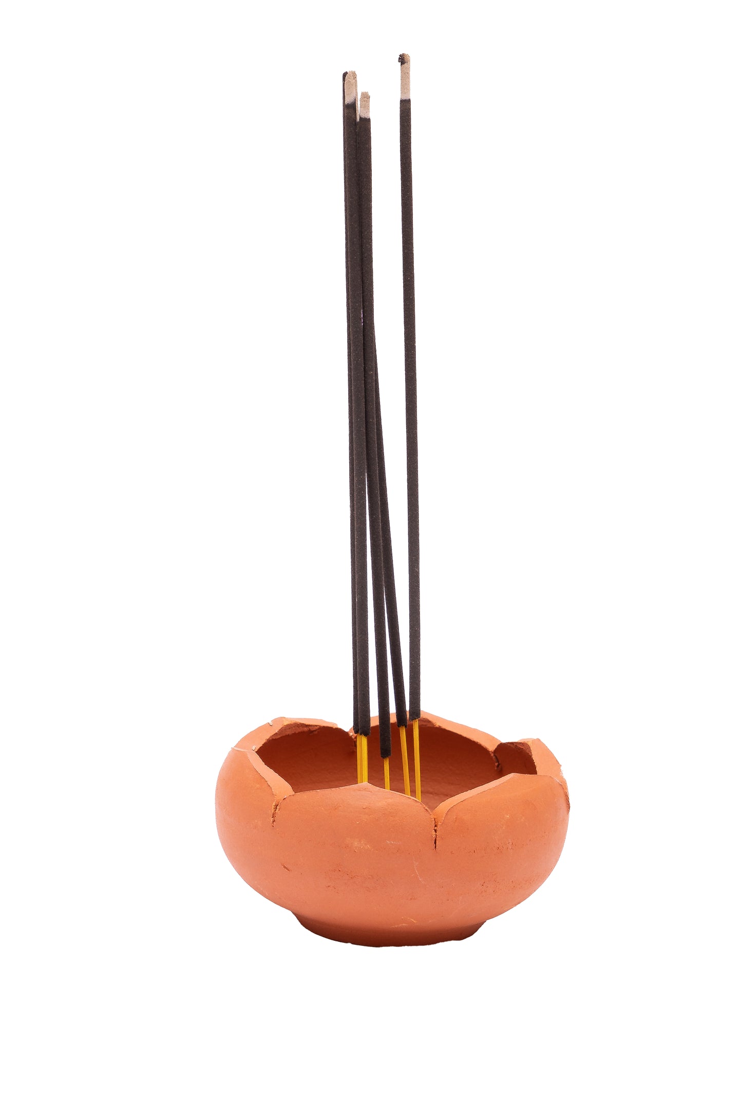 Terracotta agarbatti Stand / Vathi Stand, Incense Stick Holder (Pack of 3)
