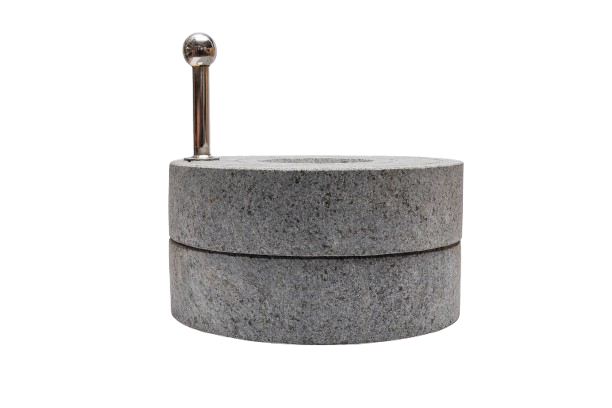 Black Stone Unpolished Stone Mill | Atta Chakki | Patthar Ki Chakki (12 inch)
