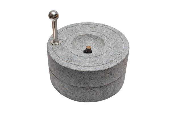 Black Stone Unpolished Stone Mill | Atta Chakki | Patthar Ki Chakki (12 inch)