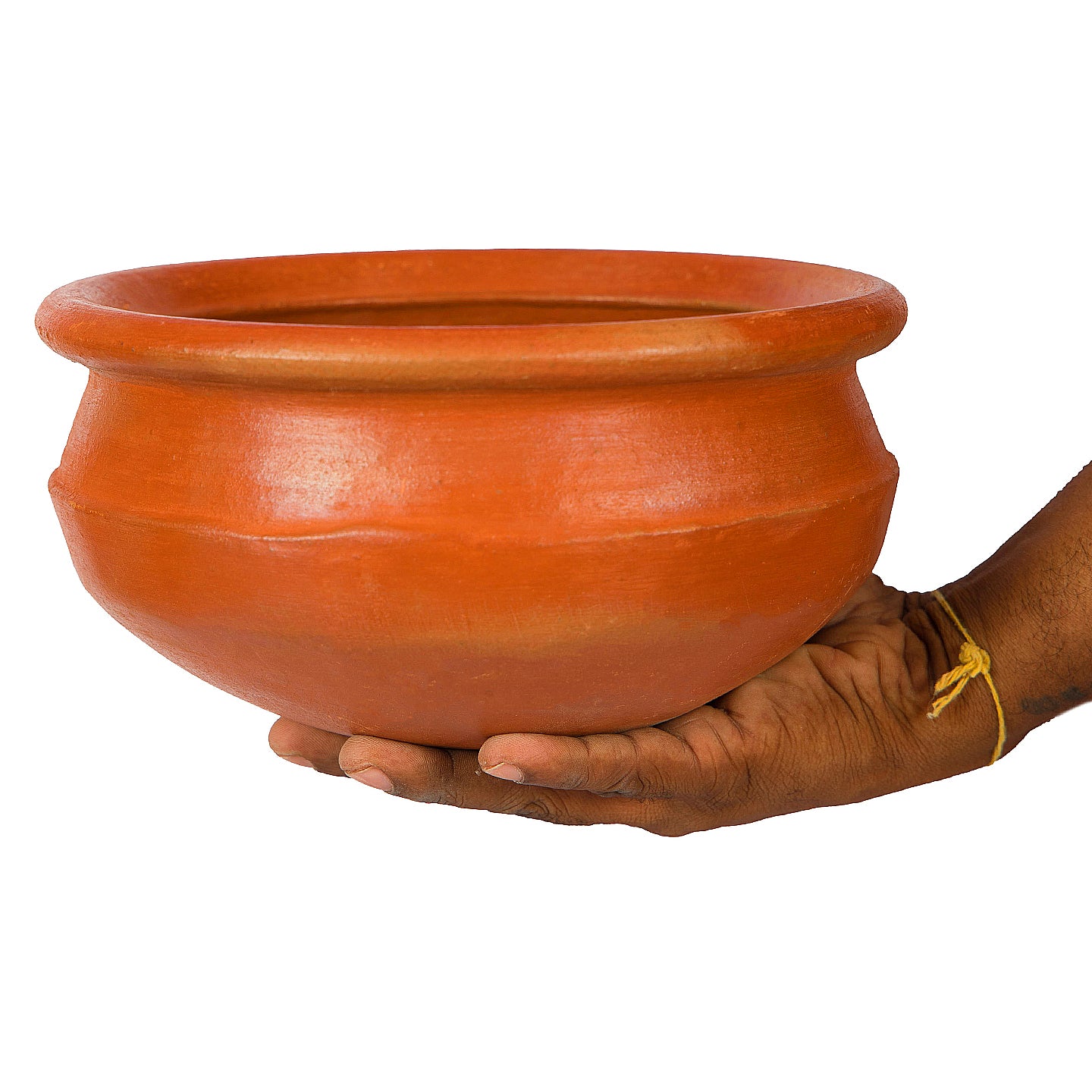 Earthen Clay Cooking Pot / Meen Kulambu Chatti (2500 ML)