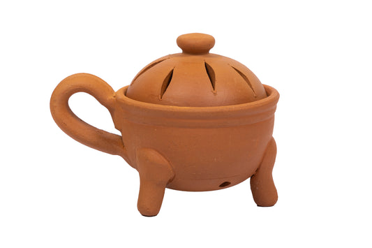 Village Decor Terracotta Incense Holder (Small)