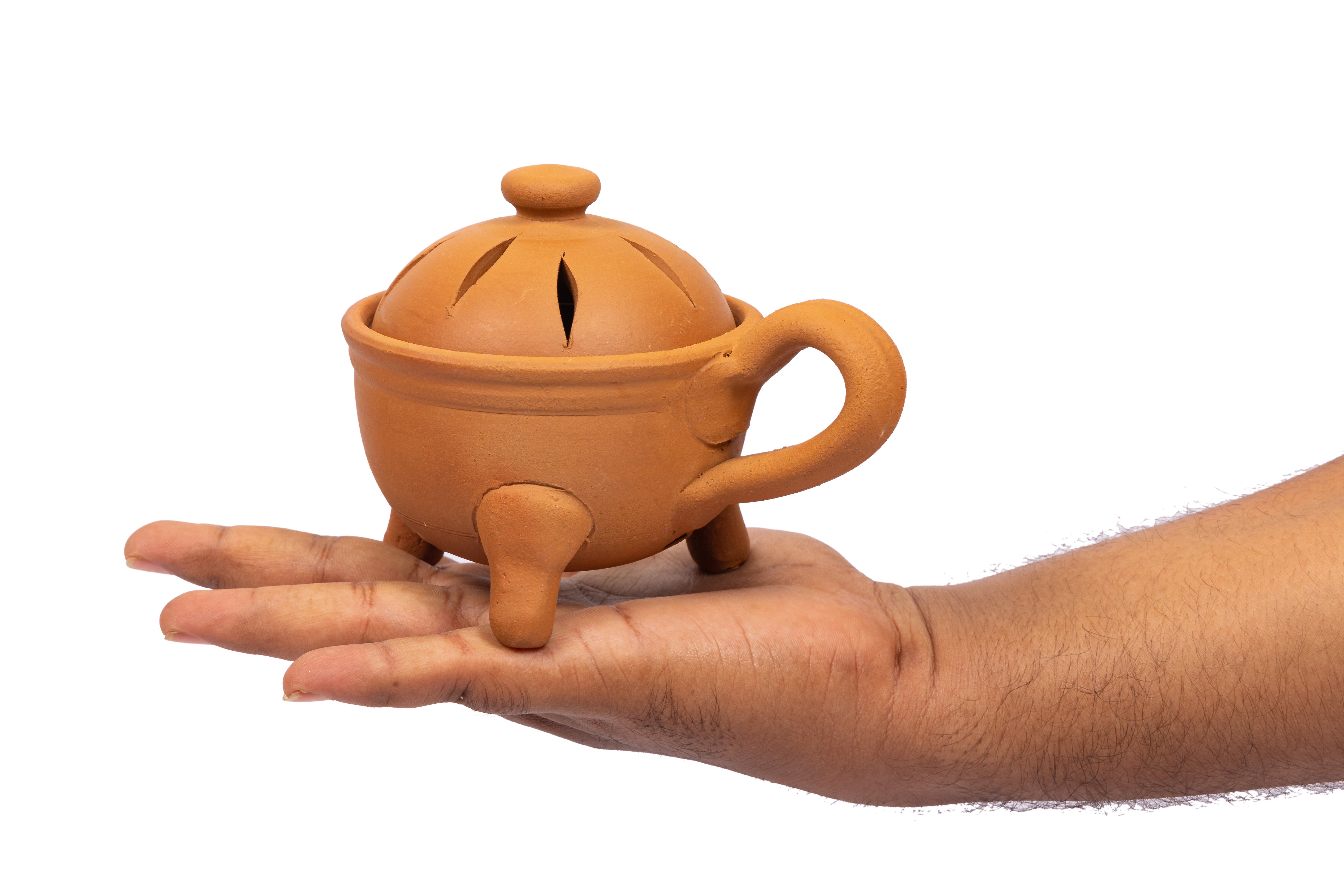 Village Decor Terracotta Incense Holder (Small)