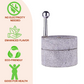 Black stone Handmade Stone Mill/Grinder (Dia - 7 inch)