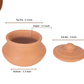 Terracotta Curd Pot / Dahi Pot Set of 2 - (750 ml)