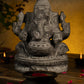 Black Stone  Idol Valampuri Vinayagar 12 inch