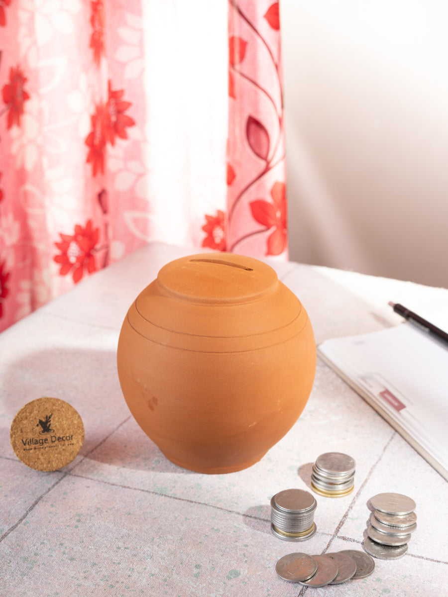Terracotta Coin Bank | Undiyal 5 inch