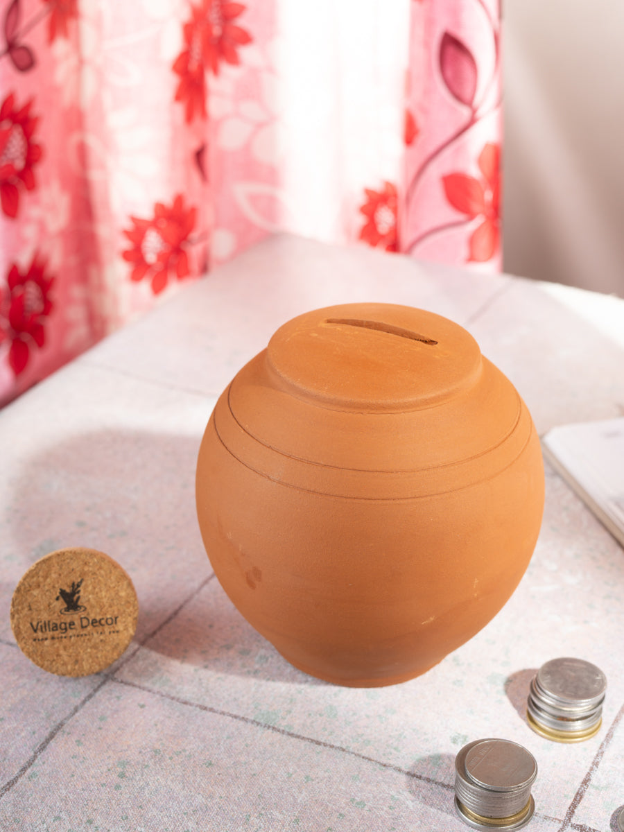 Terracotta Coin Bank | Undiyal 5 inch
