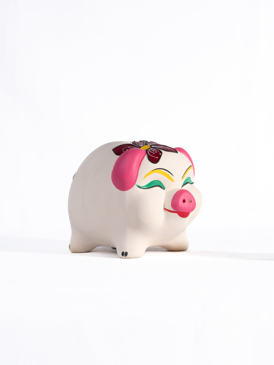 Terracotta Painted Piggy Bank Coin Bank undiyal