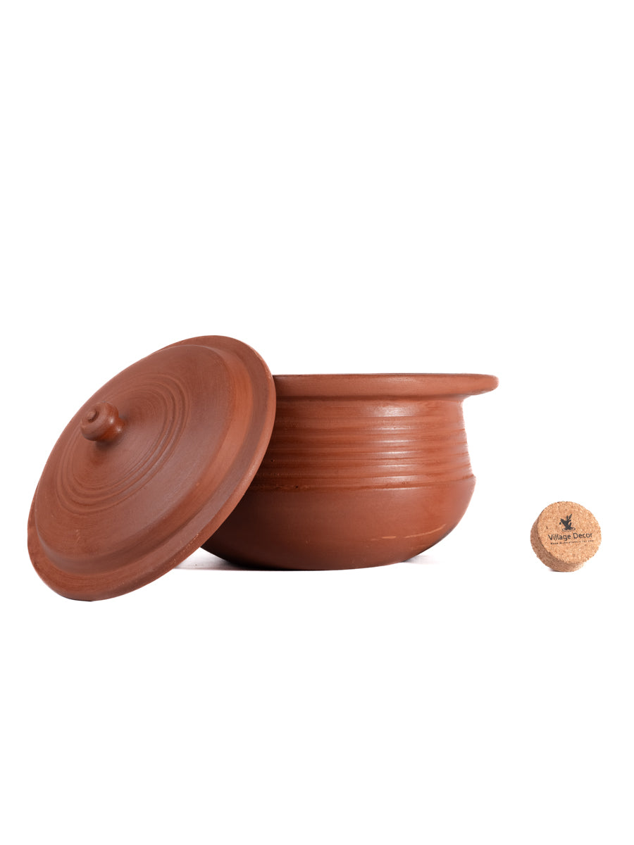 Earthen Clay Cooking Bowl - 1500 ml