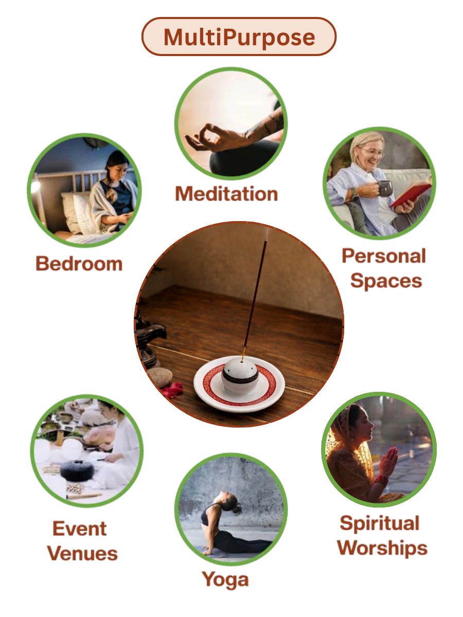 apart from pooja space these Incense stick holder can be used for personal spacces, bedroom and more