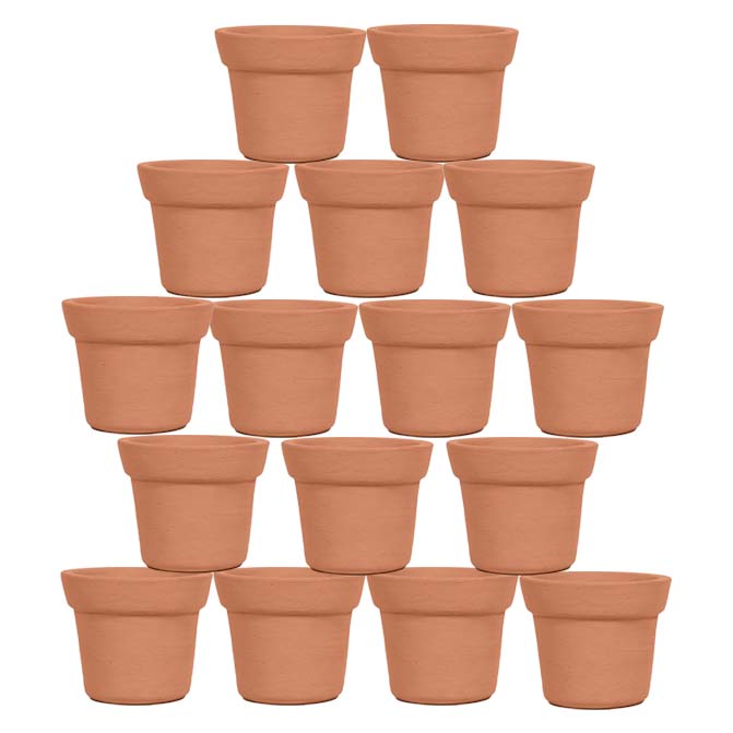 Terracotta Succulent Pot - 3 inch (Pack of 16)